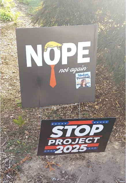 The Campaign Ended in October. The Yard Signs Kept Campaigning Through Christmas.